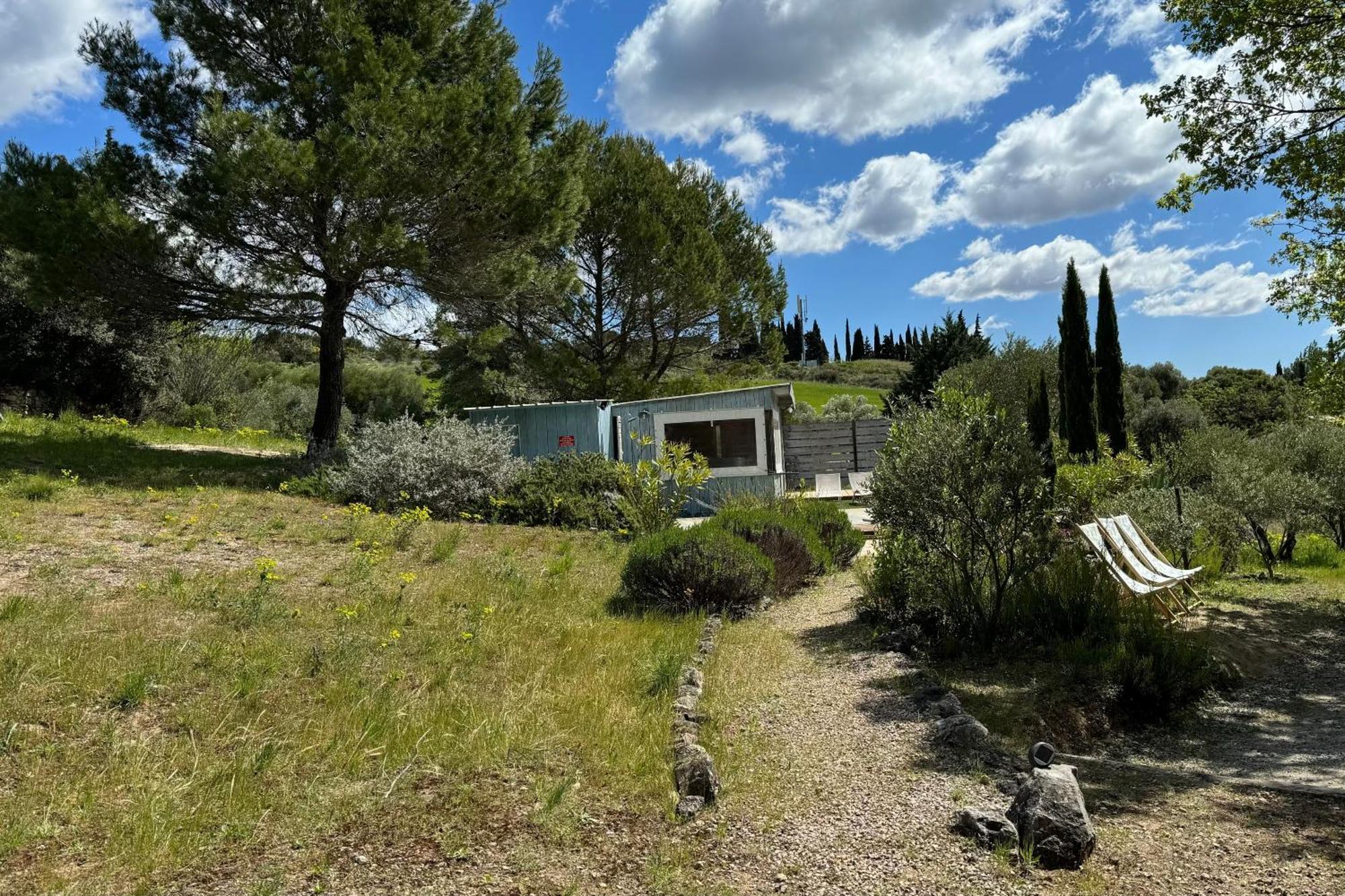 Chambre Tropicale Au Domaine De L'Aven Villeneuve-Minervois Esterno foto